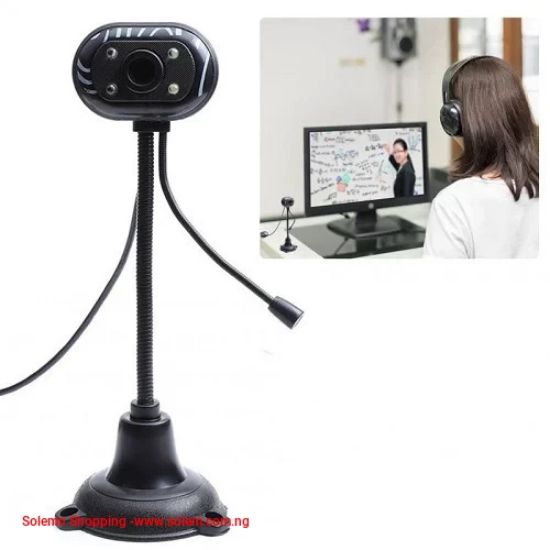 Driverless USB Digital PC Webcam With HD Microphone