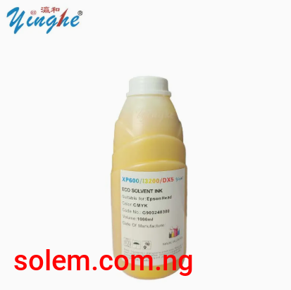 Yinghe -  Ink for Large Format Printer - 1 Liter YELLOW COLOUR