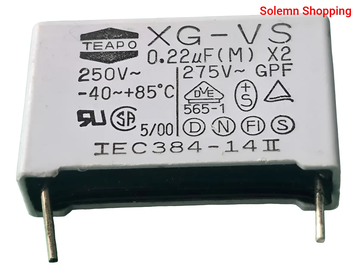 Capacitor Polyester 0.22 uf 250V