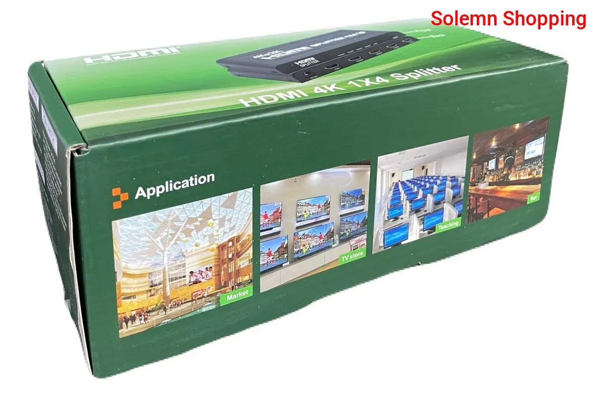HDMI Splitter 1 in 4 Out HDTV  4K x2K Ultra High Definition 1080p