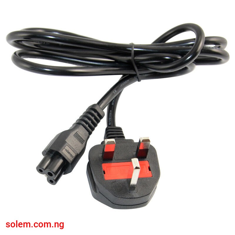 Laptop and PC Power Cable  - 3 Pins