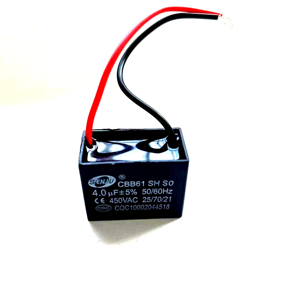 Ceiling Fan Capacitor CBB61 4.0uF 450V
