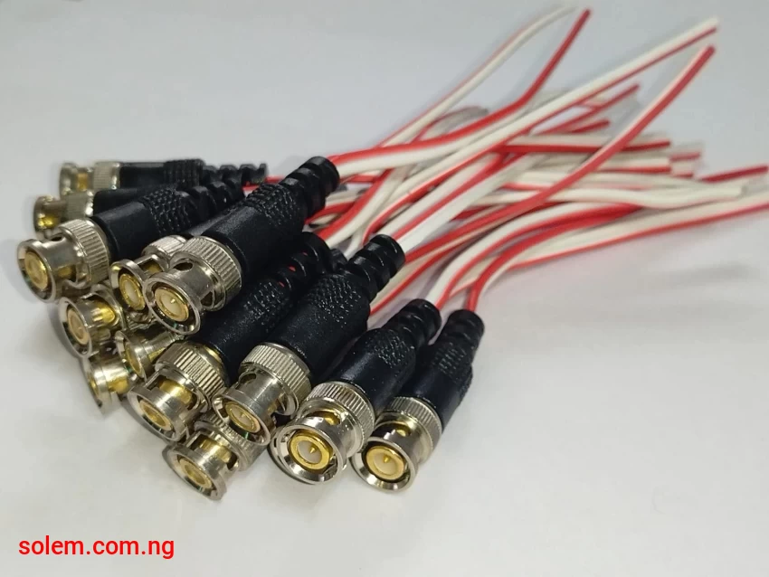 CCTV Camera BNC Video Wire Connectors