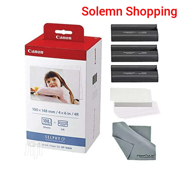 Photo Paper and Ink for Canon Selphy Photo Printer - CP1000