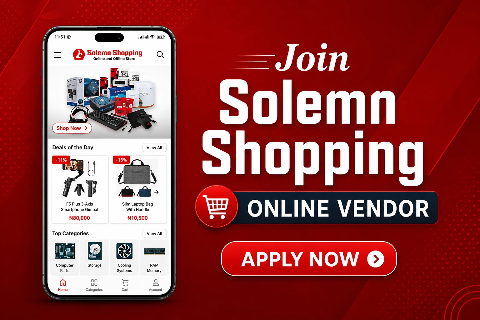 Solemn Shopping promo