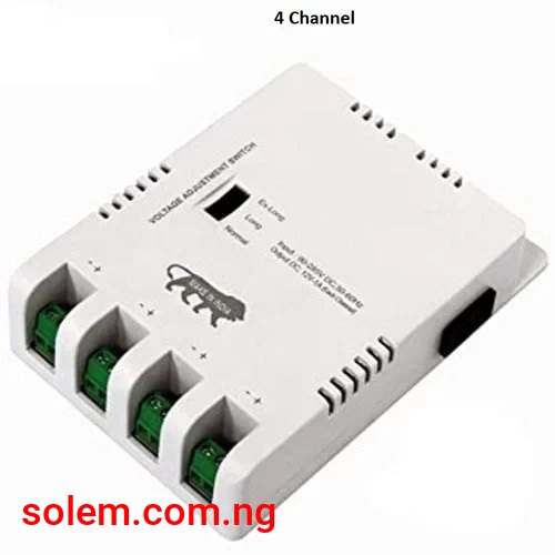 4 Channel CCTV Power Supply - 12 volt