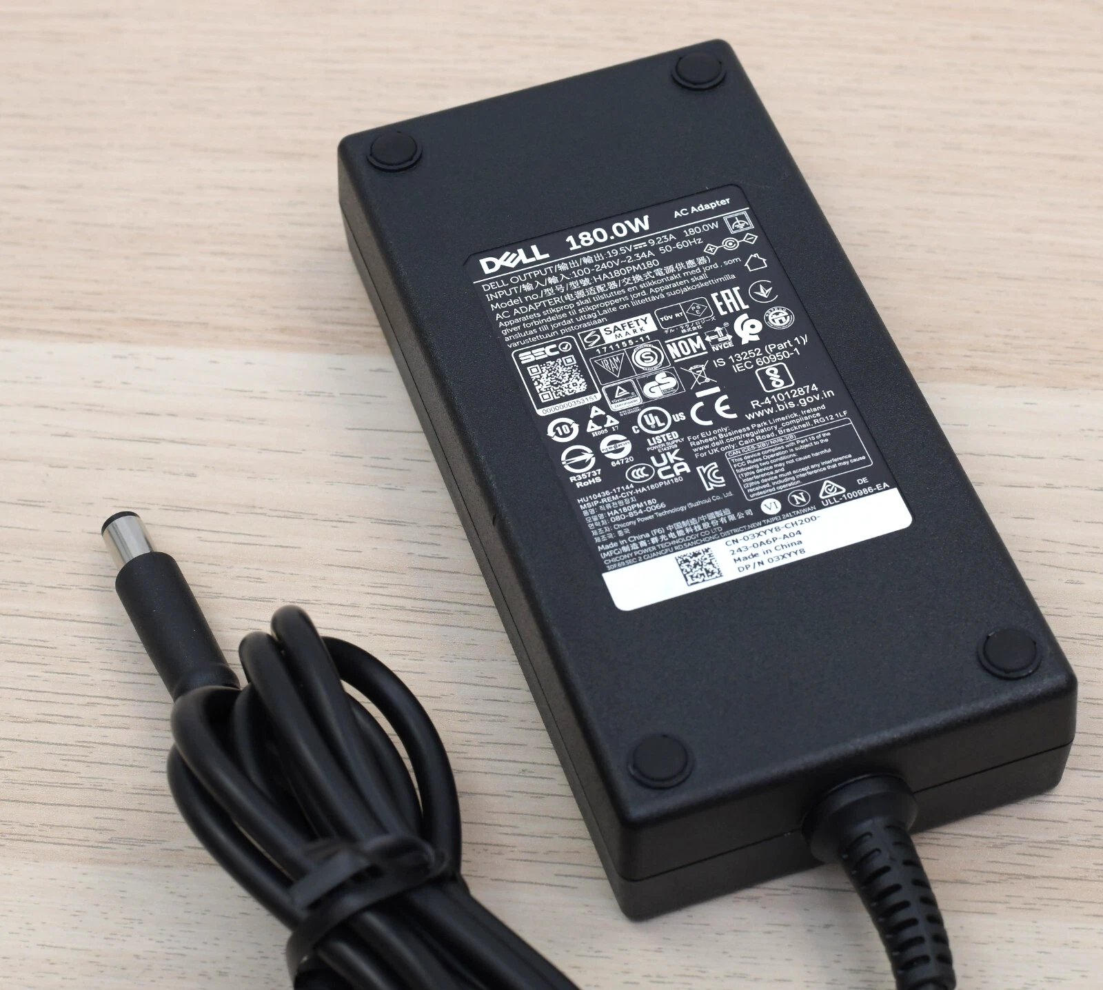 Dell 180W Laptop Charger