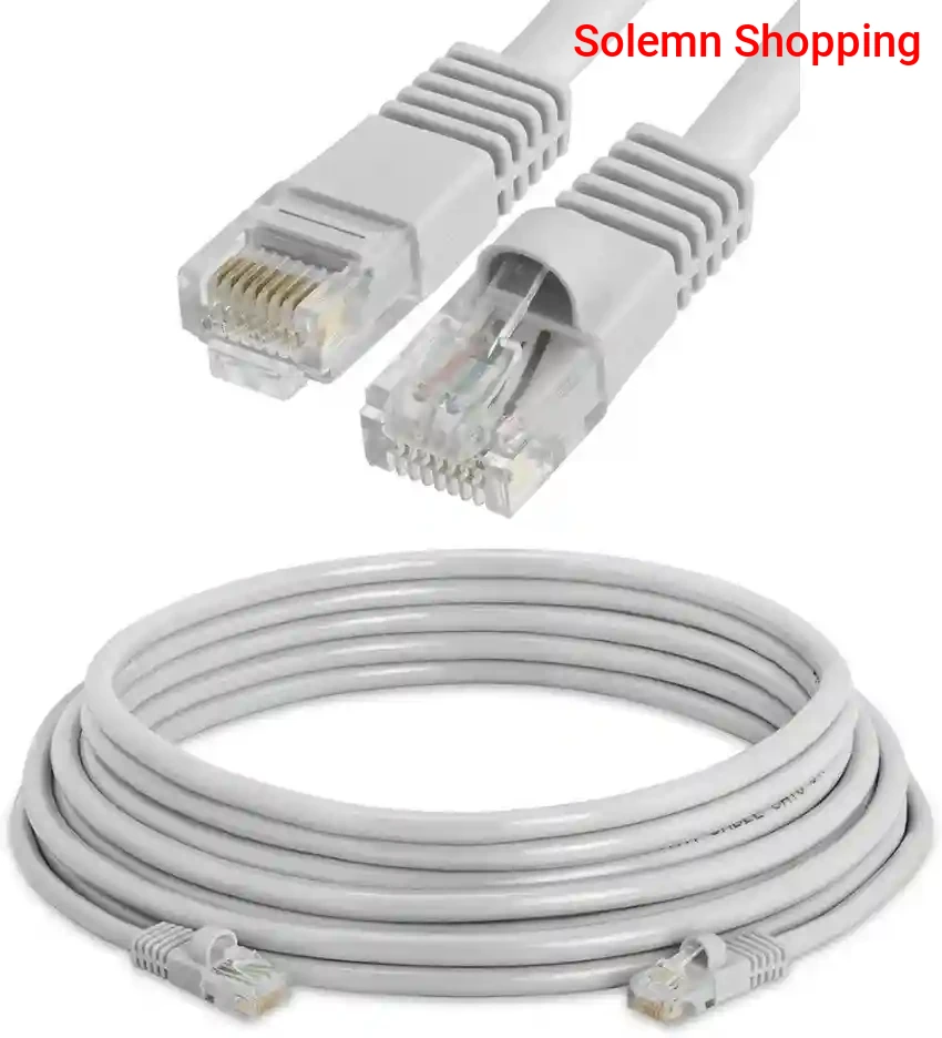 5 Meter Cat 6 Ethernet Cable – High Speed LAN Cable, Internet Cable, Patch Cable,