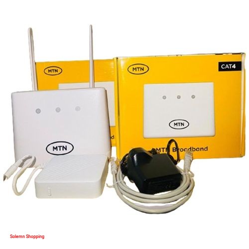 Mtn Ops Broadband CAT4 4G LTE MF293N Router + Free 50GB Data Sim Card + Powerbank