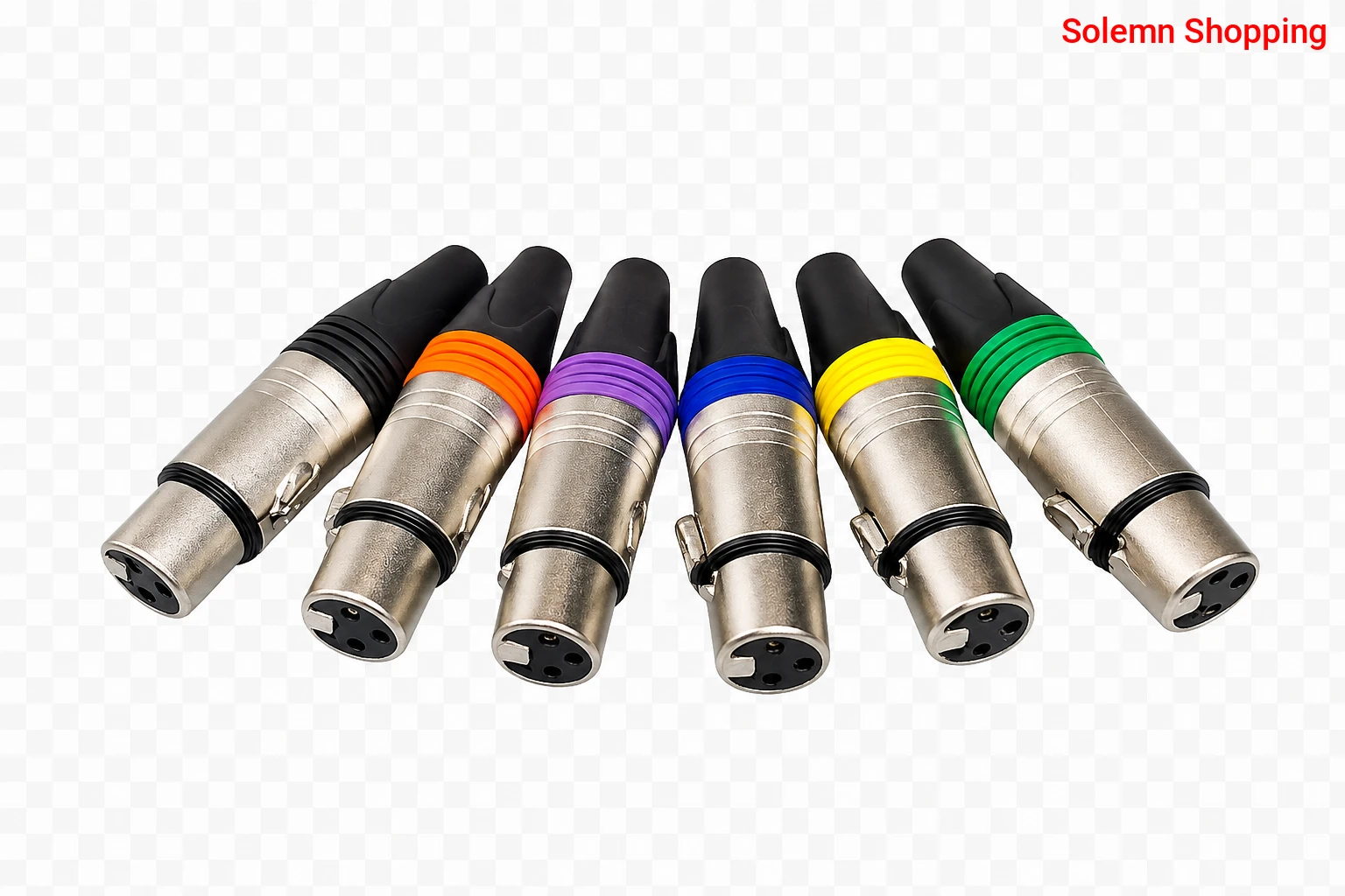 LIDGE 3-Pin Female Plug XLR Audio Connector