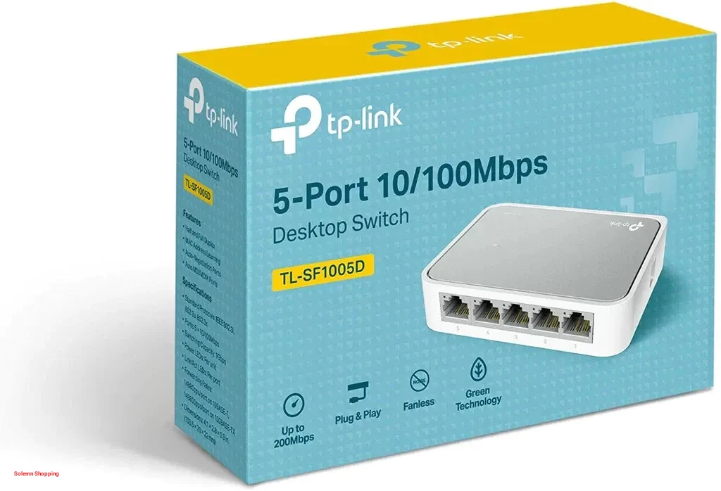 TP Link  5 Port 10/100Mbps Fast Ethernet Switch