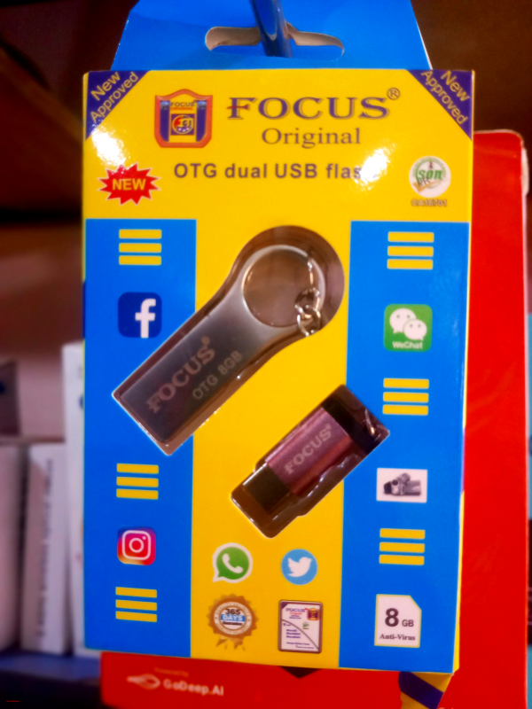 Focus Original OTP Dual USB Flash Drive – 8GB