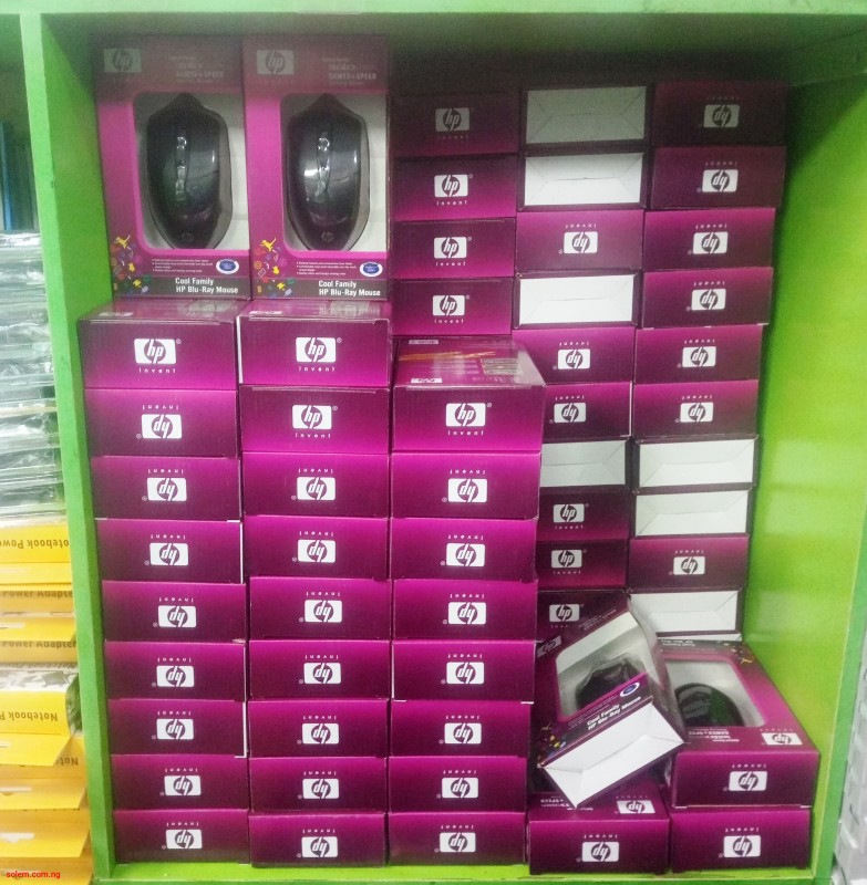 Hp Invent Wired Mouse -Blue-Ray Mouse