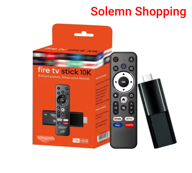 Fire TV Stick 10K Ultra HD High Dynamic Range Quad Core Wifi Video TV Fire Stick 4K With Alexa Voice Remote
